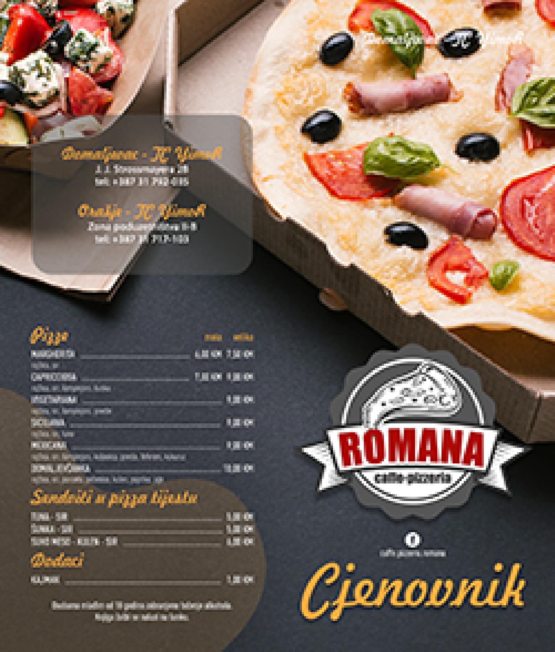 DOMALJEVAC CJENOVNIK